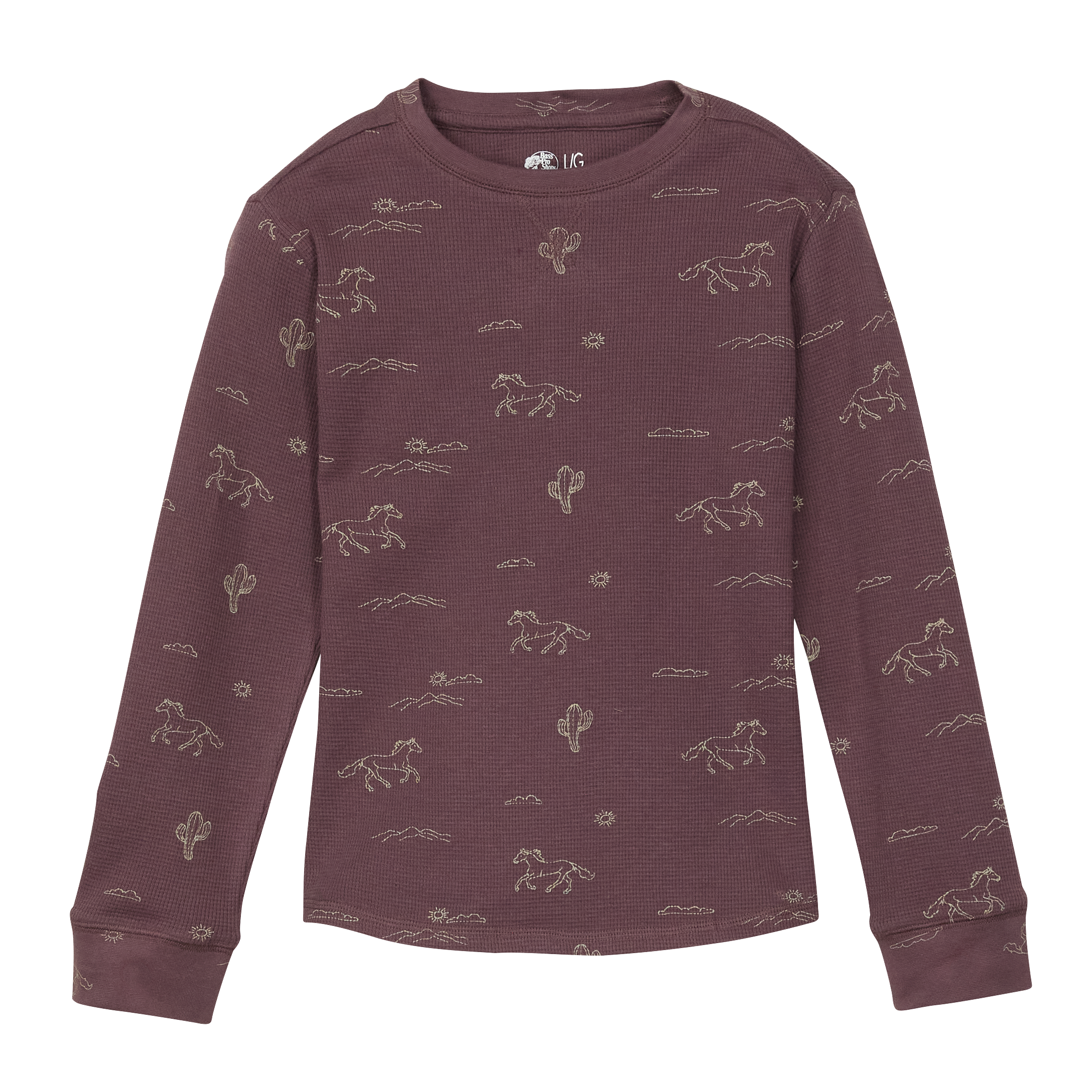 Bass Pro Shops Southwest Graphic Print Thermal LongSleeve Shirt for Kids Bass Pro Shops